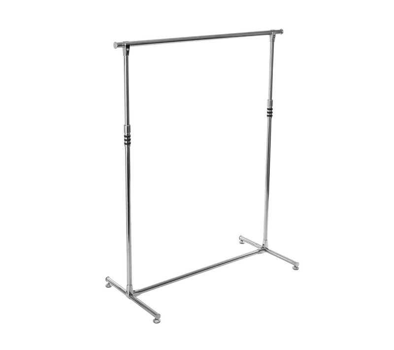 Penderie Portant à Vêtements En Inox Extensible En Hauteur Et Largeur H 173 Cm