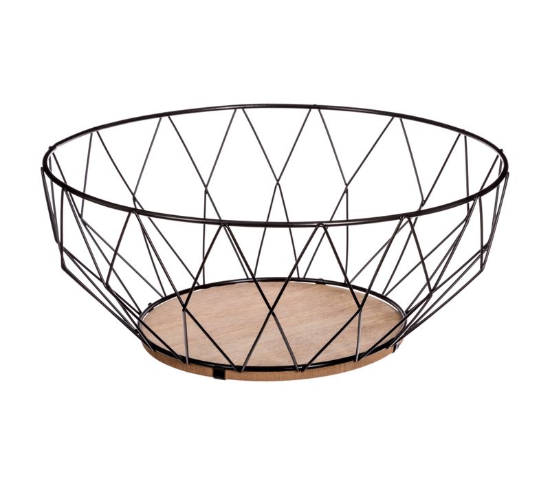 Corbeille à fruits 28 cm  Noir