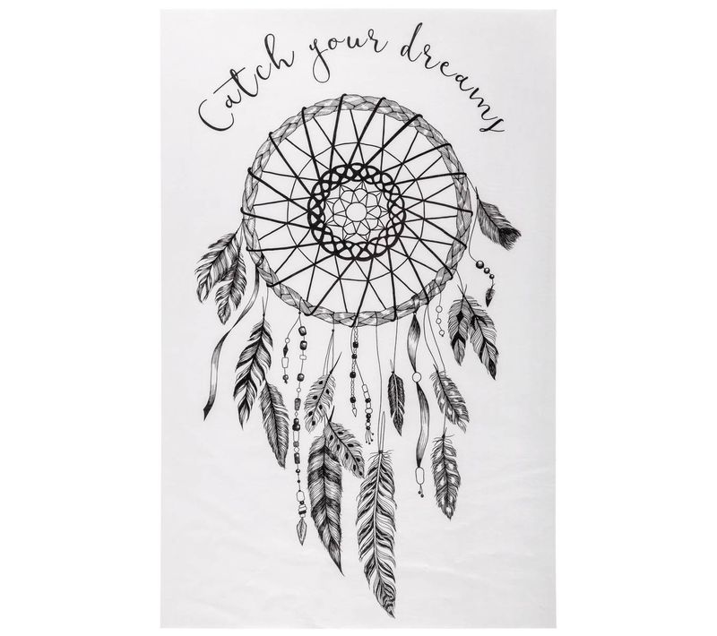 Sticker Texte Attrape Rêves 50x32