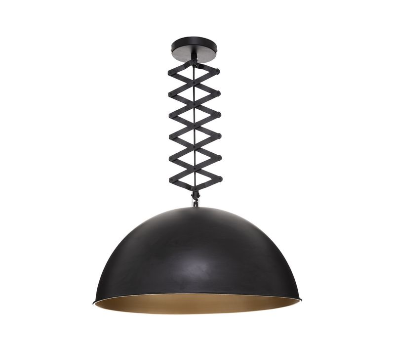 Luminaire Suspension En Métal Noir Déco Industrielle D 51 Cm