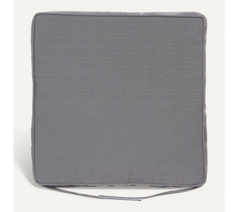 Galette De Chaise D'extérieur à Scratch Korai - 40 X 40 Cm - Gris Ardoise