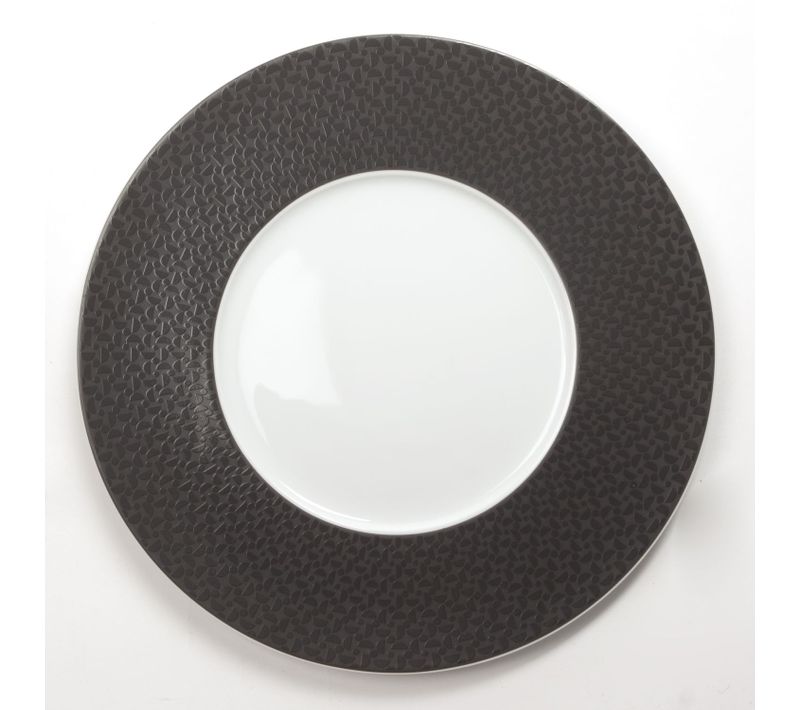 Assiette à Dessert Demi Lune - Noir