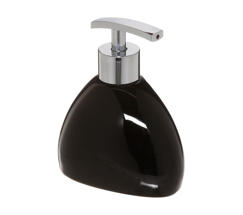 Distributeur à Savon Ou Lotion En Céramique Noire 250 Ml