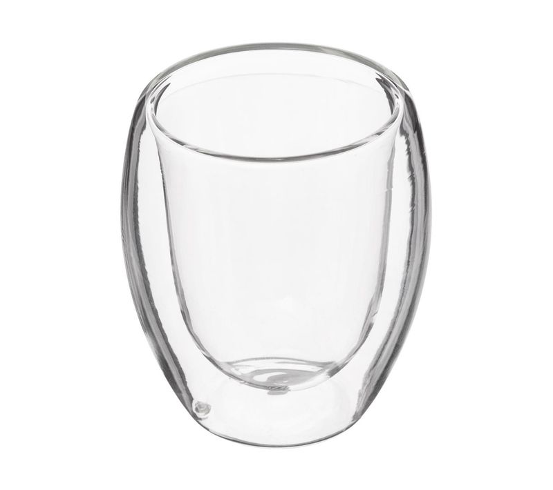 Set 2 Tasses à Expresso En Verre Double Paroi