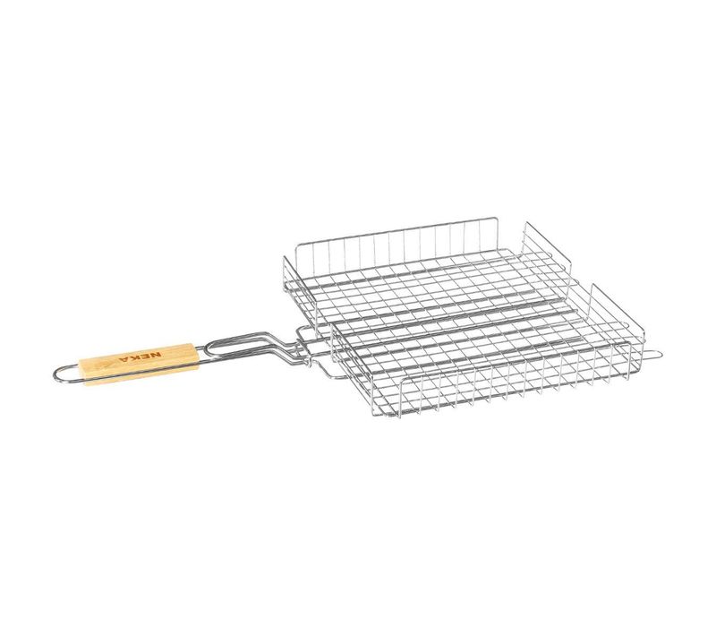 Grille De Barbecue Rectangulaire Panier 34x31cm