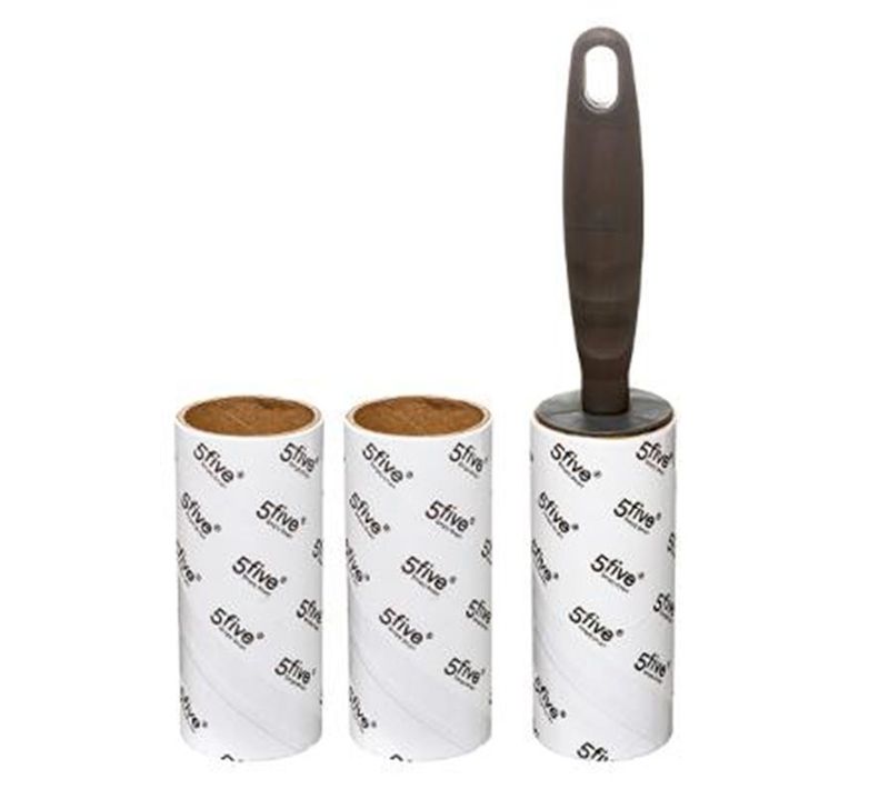 Brosse à Vêtements "2 Recharges" 21cm Gris