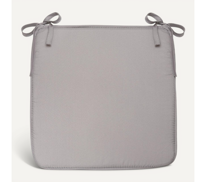 Galette De Chaise Grise 39x39