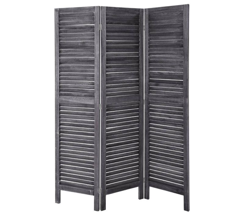 Paravent Bois Gris H170cm