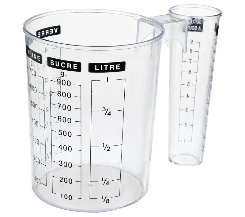 Verre Doseur Double 1l