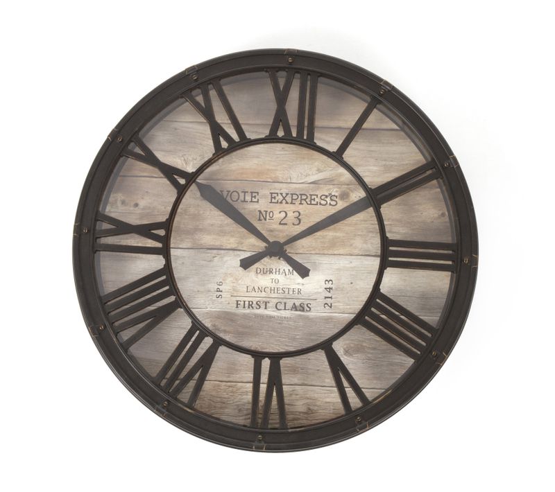Horloge D. 39 cm EXPRESS Marron
