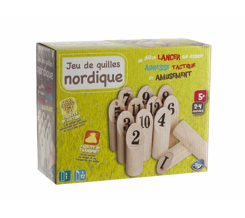 Jeu De Quilles Nordiques En Bois