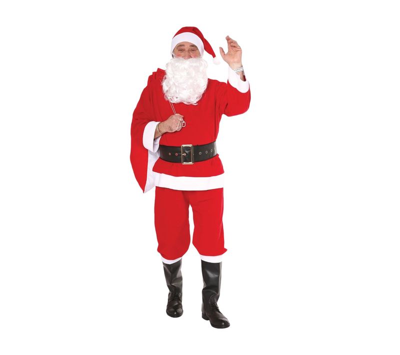 Déguisement De Père Noël 6 Pièces Pour Adulte Taille Unique