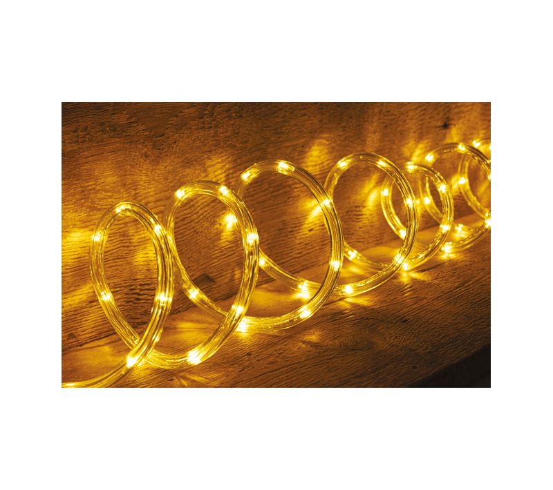Guirlande Lumineuseextérieur Tube 18 M 324 Blanc Chaud 8 Jeux De Lumière