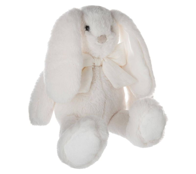 Peluche Lapin Avec Noeud Kay H.30cm