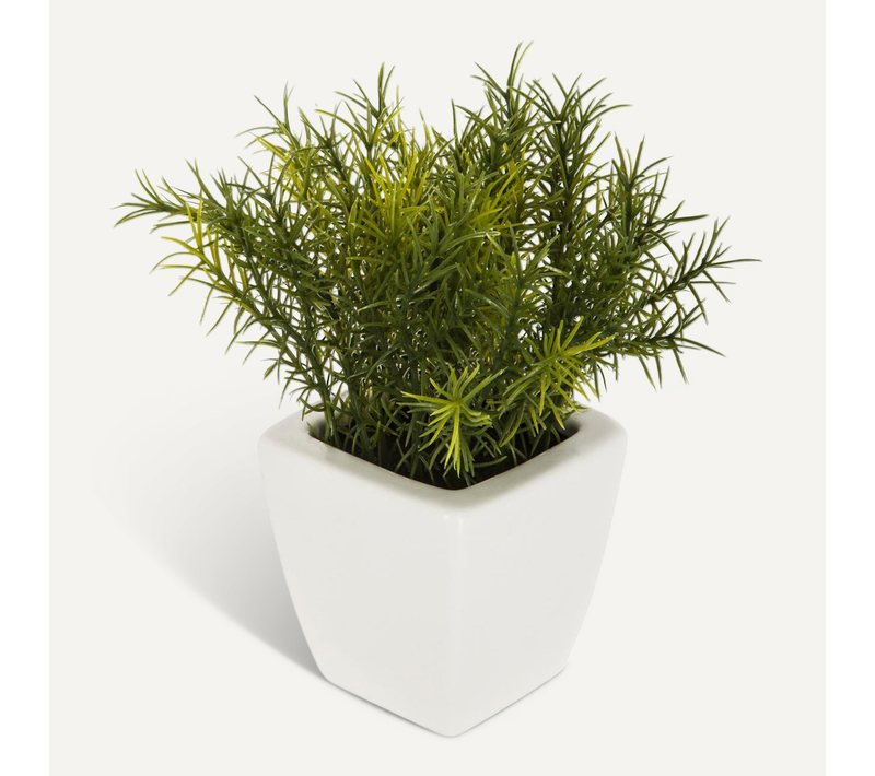 Plante Artificielle Pot En Céramique H 15 Cm