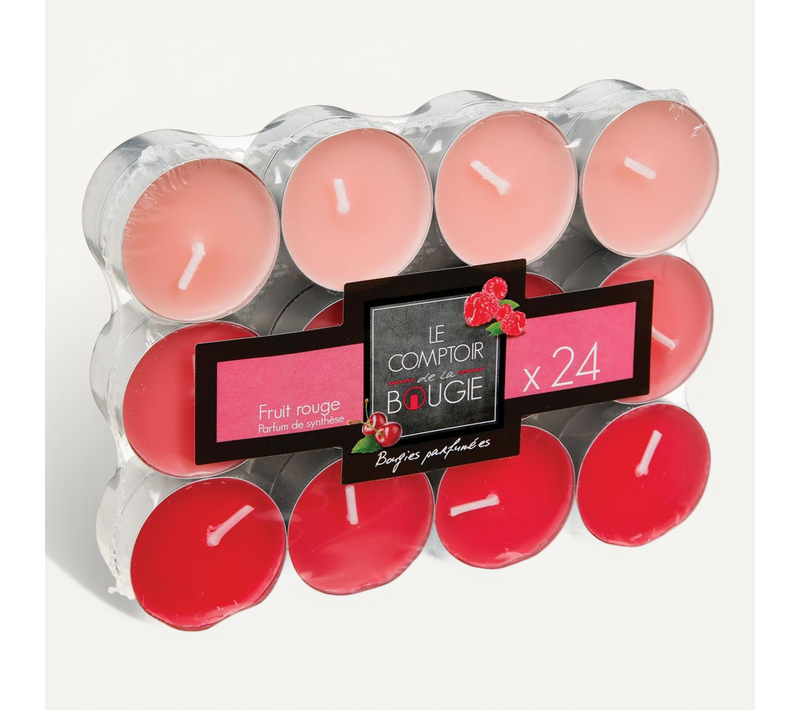 Lot De 24 Bougies Parfumées