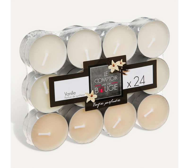 Lot De 24 Bougies Parfumées