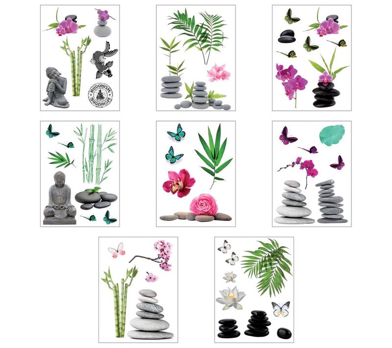 Sticker Illustratif "zen" 50x70