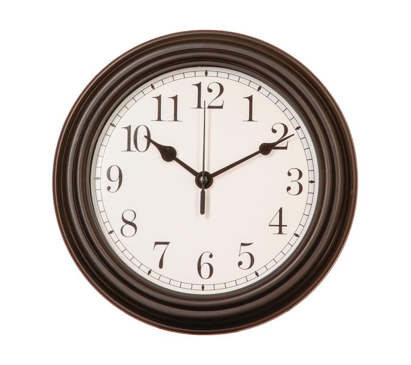 Pendule Murale Contour Moulure D 22 Cm