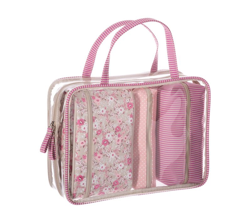 Set De 4 Trousses De Toilette Et Maquillage