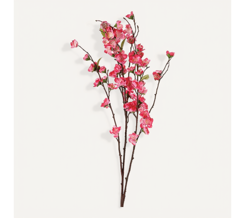 Lot 3 Tiges Fleurs De Cerisier H110