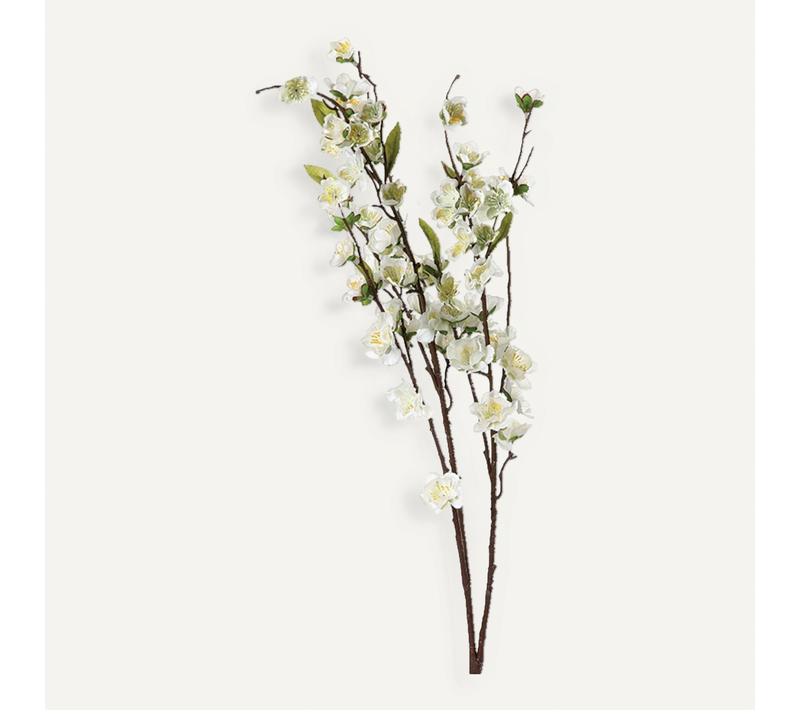 Lot 3 Tiges Fleurs De Cerisier H110