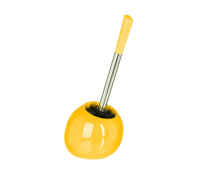 Brosse Wc Avec Support En Céramique Jaune Moutarde