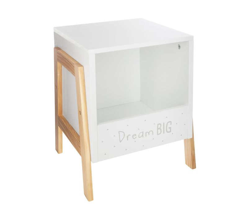 Meuble De Rangement 1 Casier "moon" 33cm Blanc
