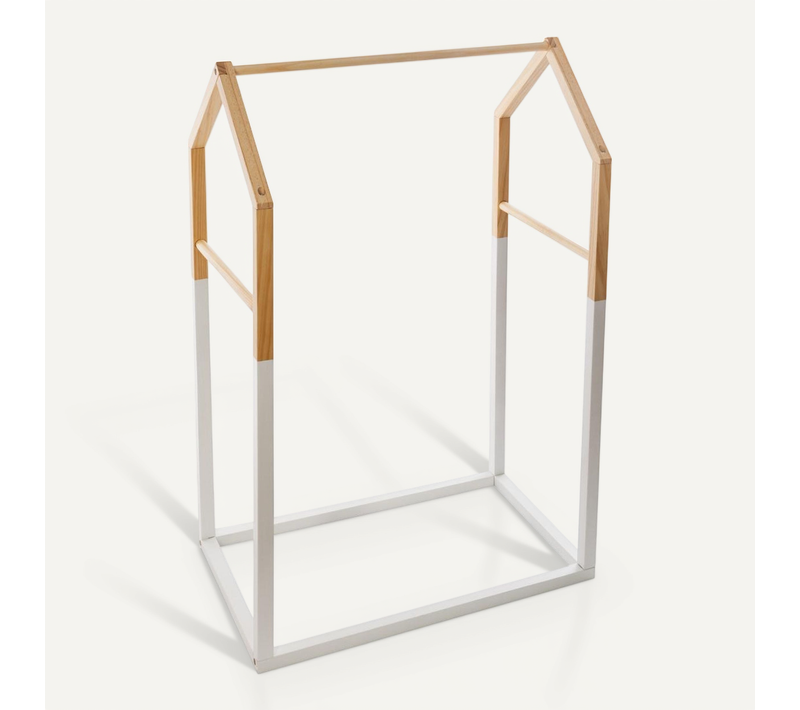 Penderie Enfant En Bois Forme Maison H 100 Cm