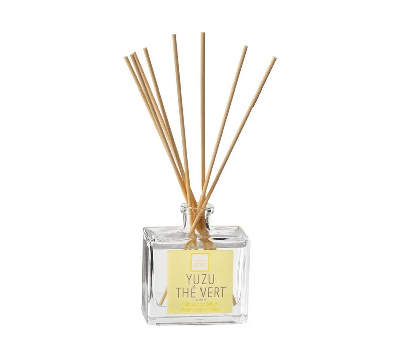 Diffuseur De Parfum Yuzu Thé Vert 160 Ml Avec 8 Bâtonnets