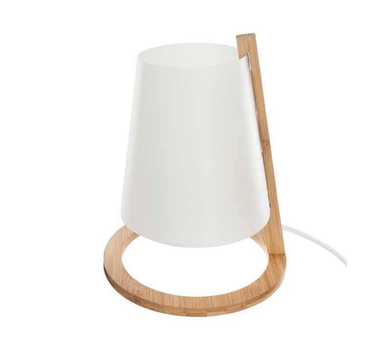 Lampe à Poser En Bambou H 26 Cm