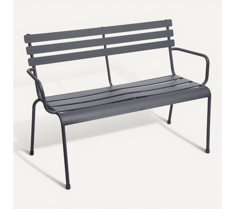 Banc De Jardin "greensboro" Graphite En Acier Traité époxy