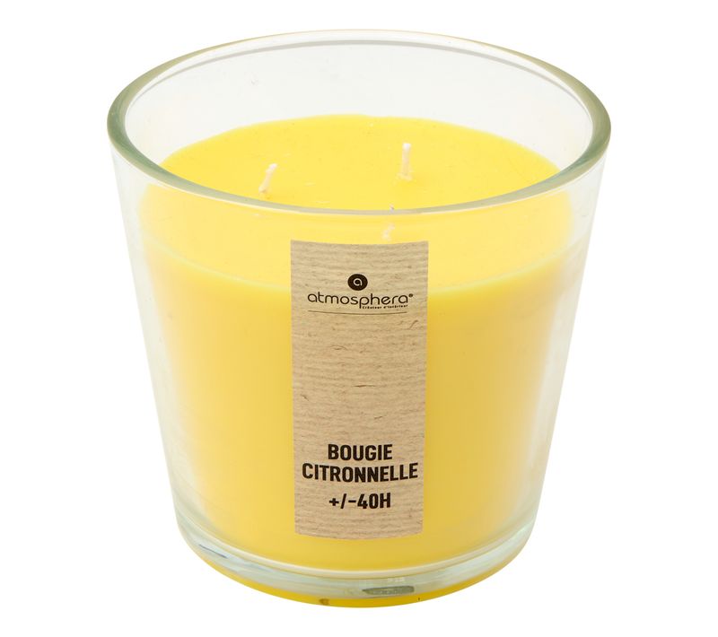 Bougie 3 mèches 500g NINA Citronelle