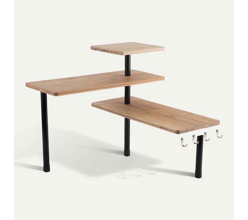 Etagère De Cuisine D'angle Modulable 3 Niveaux