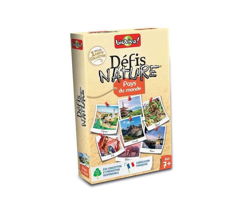 Jeu De Cartes  Défis Nature Pays Du Monde
