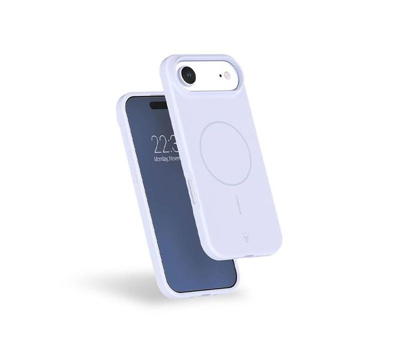 Coque Magsafe Silicone Antichoc Pour iPhone Air - Bleu Ciel, Finition Mate