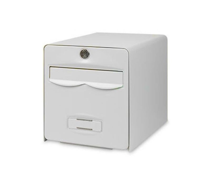 Boîte Aux Lettres Balthazar En Acier Galvanisé - 1 Porte - Blanc