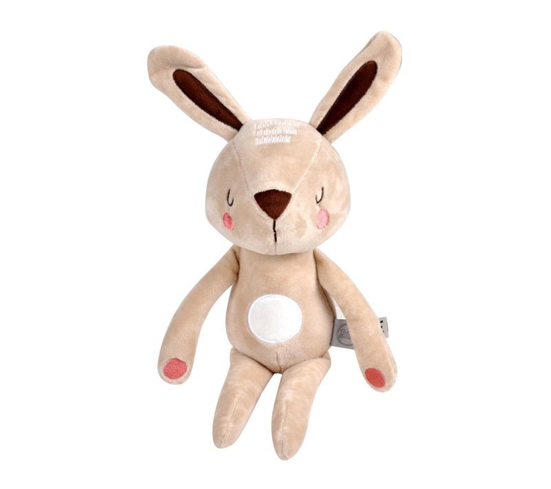Peluche Pour Bébé "alain Le Lapin" 40cm Beige