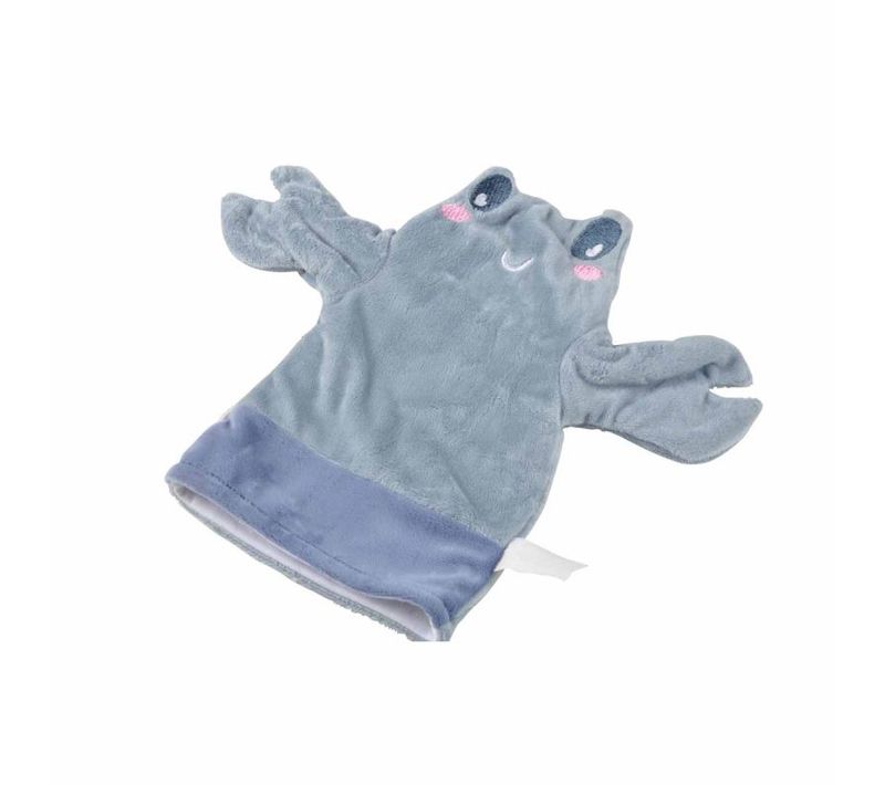 Doudou Marionnette "crabe Océan" 25cm Bleu