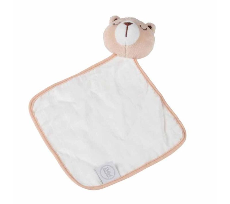Doudou Avec Lange "ourson" 18cm Beige