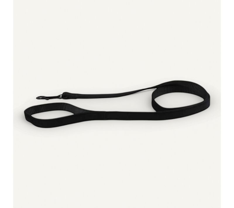 Laisse Pour Chien "cosy Golden" 120cm Noir