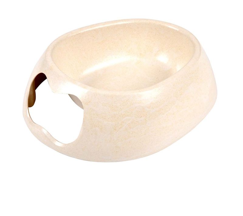 Gamelle Pour Chien et Chat "bambou" 16cm Naturel