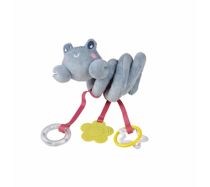 Doudou Spirale Activités "crabe" 17cm Bleu