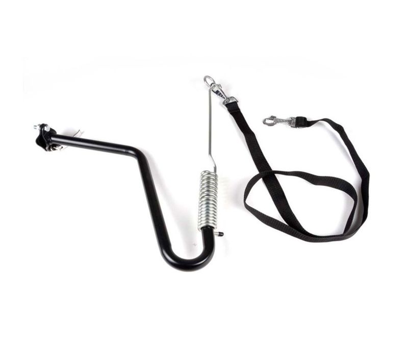 Kit D'accroche Vélo Pour Chien "laisse" 48cm Noir