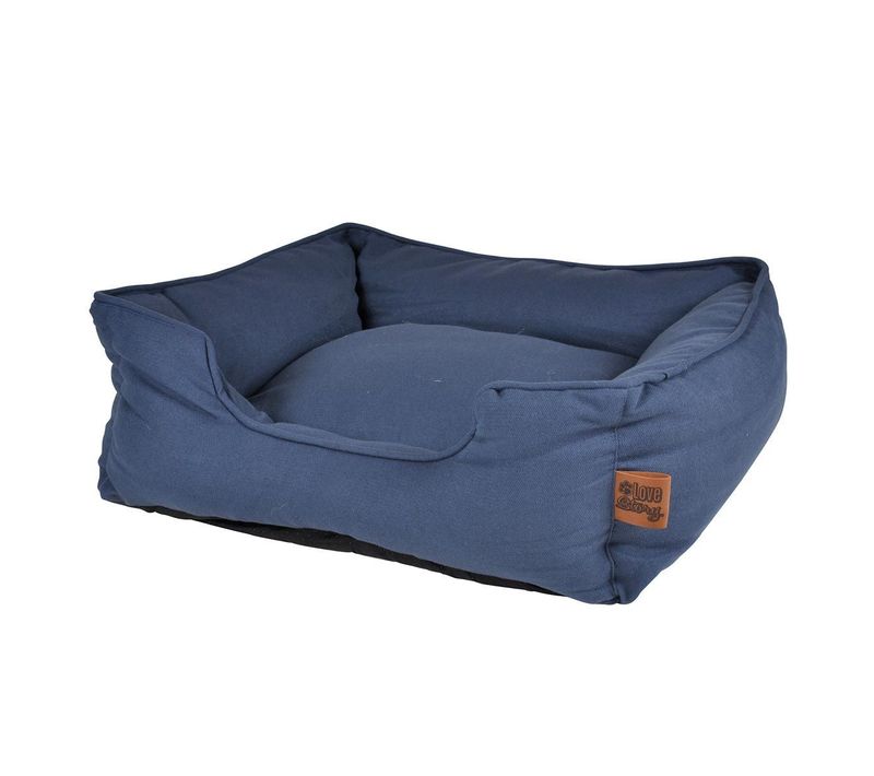 Panier Pour Chien et Chat "terrazzo" 55cm Bleu Indigo