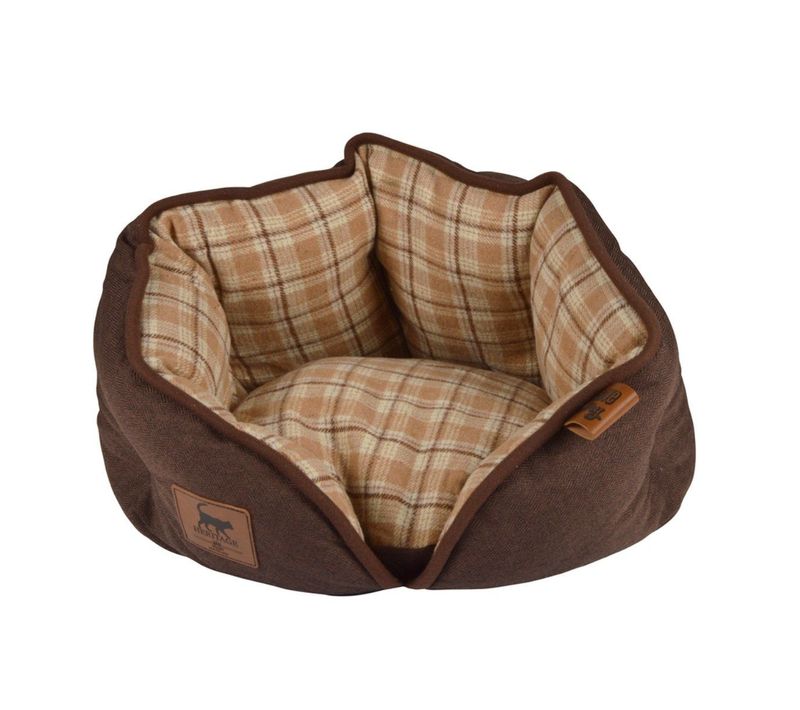 Panier Pour Chien et Chat "héritage" 40cm Noisette