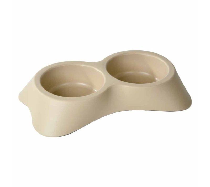 Gamelle Pour Chien et Chat "mocaccino" 500ml Taupe