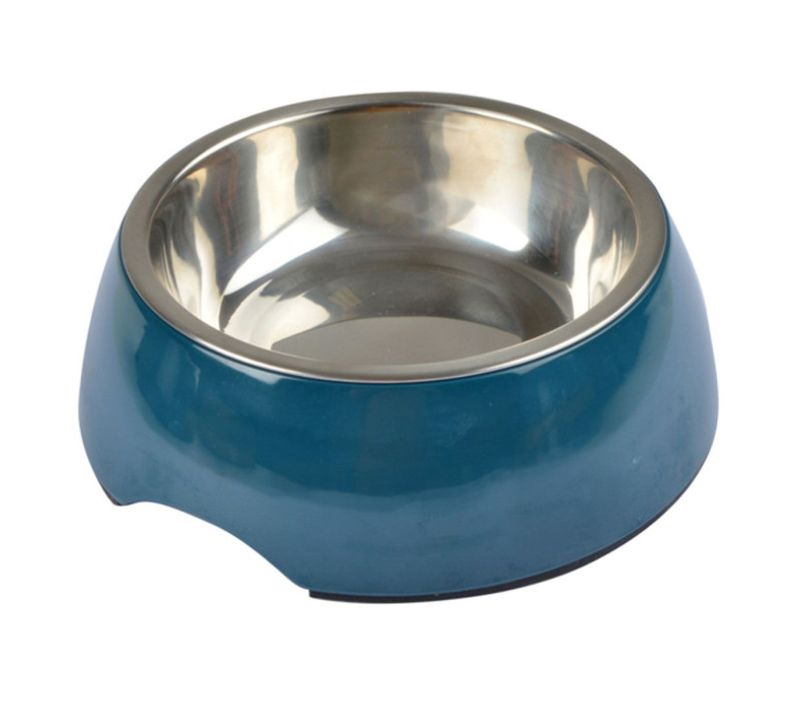 Gamelle Pour Chien et Chat "bol Inox" 14cm Emeraude