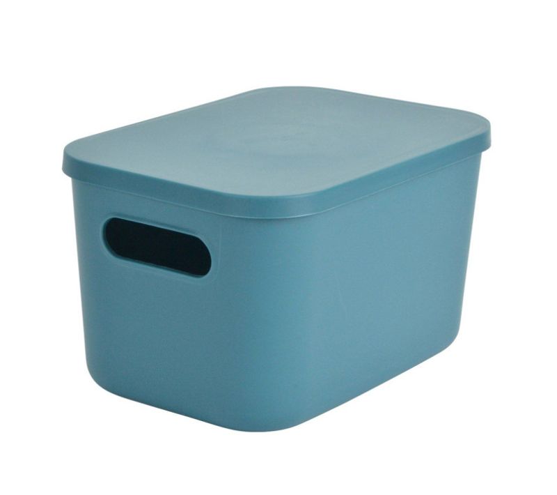 Boîte De Rangement Avec Couvercle "iris" 4,5l Emeraude