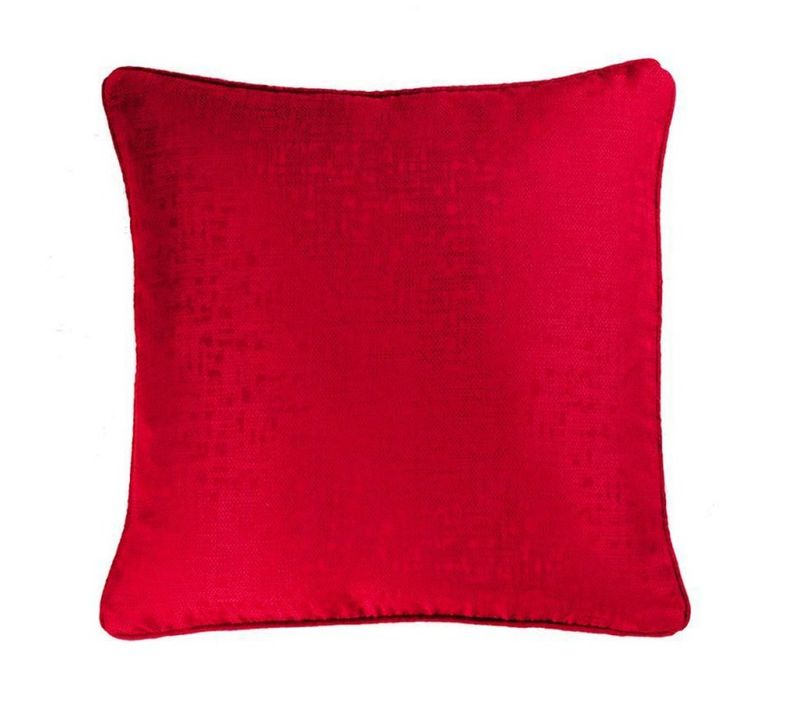 Coussin Jacquard "adamo" 60x60cm Rouge